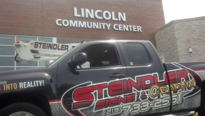 Lincoln Community Center - Flat-Cut Dimensional Letters