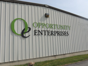 Opportunity Enterprises - Flat-Cut Dimensional Logo & Letters