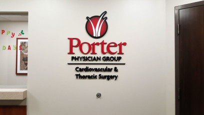 Porter Physician Group - Flat-Cut Dimensional Logo & Letters