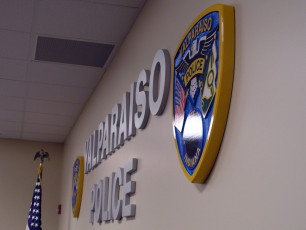 Valparaiso Police - Flat-Cut Dimensional Logo & Letters