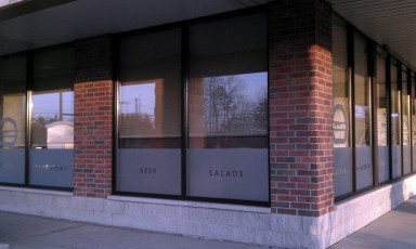 Burgerhaus - Etched Window Graphics #2
