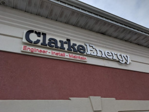 Clarke Energy - Dimensional Logo & Letters