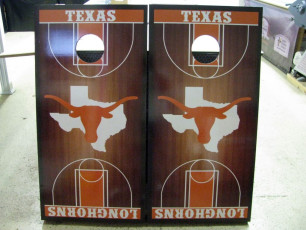 Custom Cornhole Set - Texas Longhorns