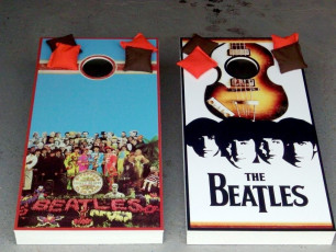Custom Cornhole Set - The Beatles