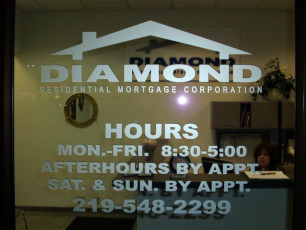 Diamond Mortgage - Window Graphics