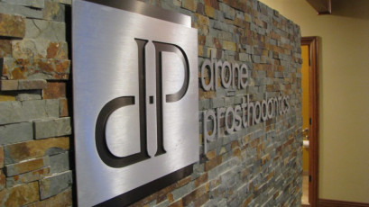 Drone Prosthodontics - Flat-Cut Dimensional Logo & Letters #2