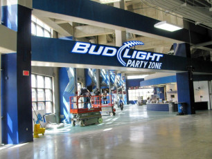 Ford Field (Detroit Lions) - Bud Light Channel Letters