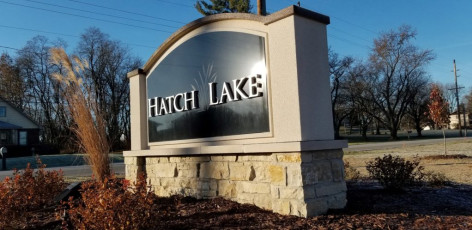 Hatch Lake - Subdivision Monument Sign