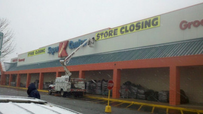 Kmart - Corporate Banner Installation