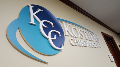 Kostidis Chiropractic - Dimensional Logo & Letters