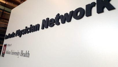 La Porte Physicians Network - Monument Sign with Flat-Cut Dimensional Letters