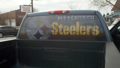 Pittsburgh Steelers - Vehicle Window Perf