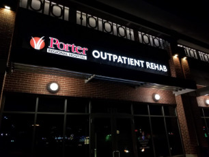 Porter Outpatient Rehab - Channel Letters