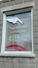 Salon Amara - Window Graphics