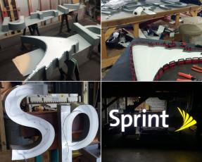 Sprint - Channel Letter Fabrication