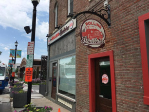 The Rolling Stonebaker - Dimensional Letters & Hanging Sign