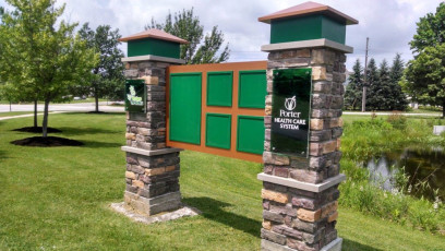 Valpo Parks - Monument Sign